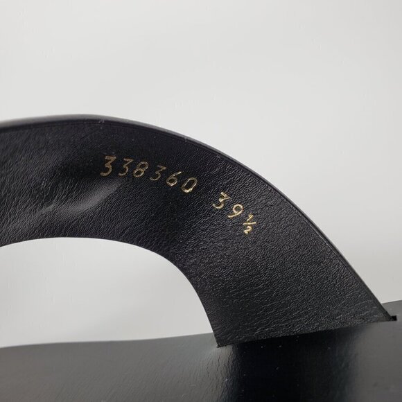 Gucci Horsebit Leather Flat T-Strap Thong Sandals - Picture 7 of 8